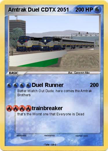 Pokemon Amtrak Duel CDTX 2051