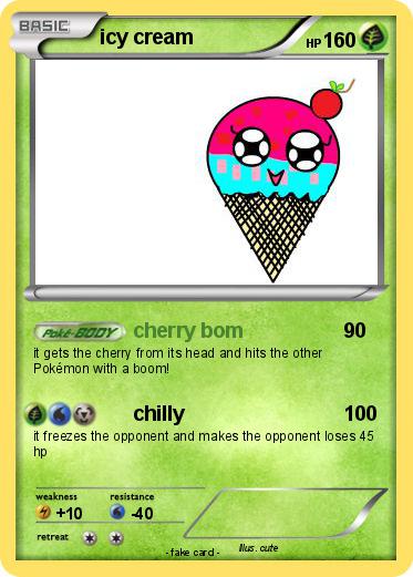 Pokemon icy cream