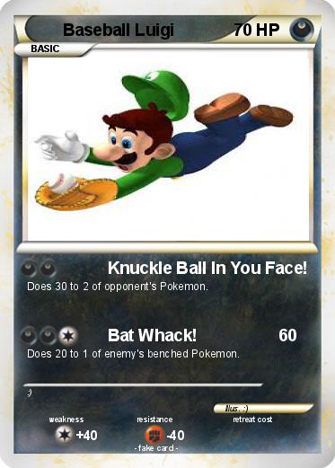 Pokemon Baseball Luigi