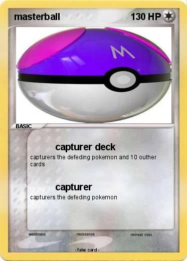 Pokemon masterball