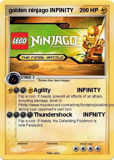 Pokemon golden ninjago INFINITY