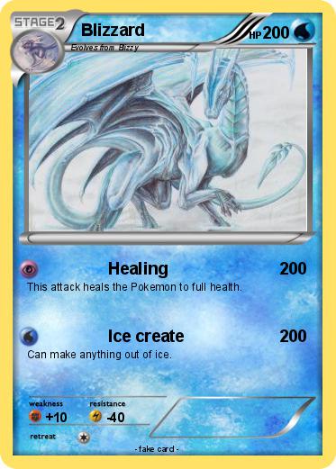 Pokémon Blizzard 78 78 Healing My Pokemon Card Pokemon Blizzard 78