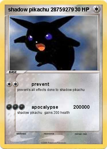 Pokemon shadow pikachu 28759279