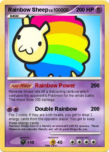 Pokemon Rainbow Sheep