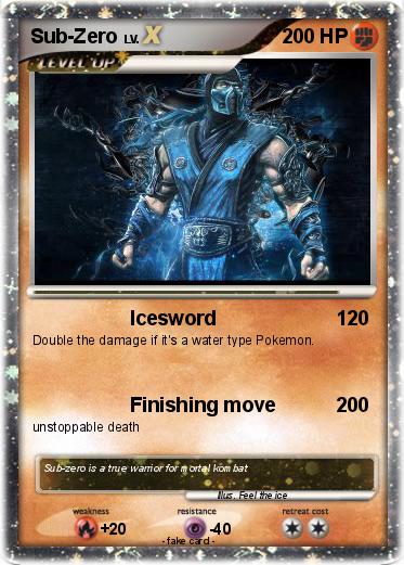 Pokémon Sub Zero 410 410 - Icesword - My Pokemon Card
