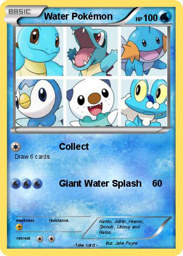 Pokemon Water Pokémon