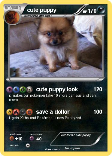 Pokemon cute puppy