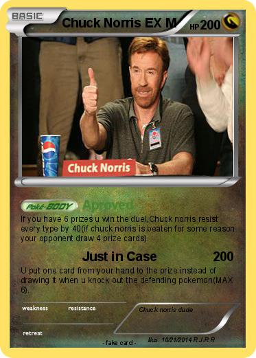 Pokemon Chuck Norris EX M