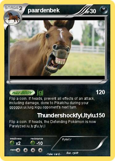 Pokémon paardenbek - jgj - My Pokemon Card
