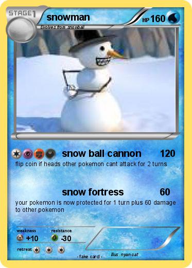 Pokemon snowman