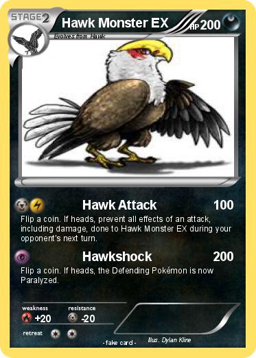 Pokemon Hawk Monster EX