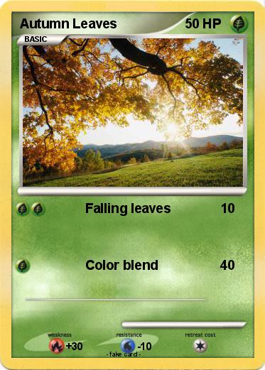 Pokemon Autumn Leaves