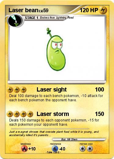 Pokemon Laser bean