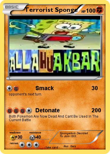 Pokemon Terrorist Sponge