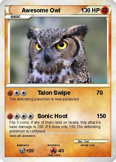 Pokemon Awesome Owl