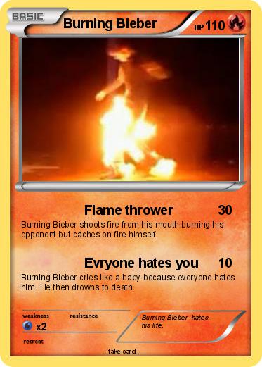 Pokemon Burning Bieber
