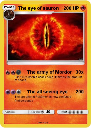 Pokemon The eye of sauron