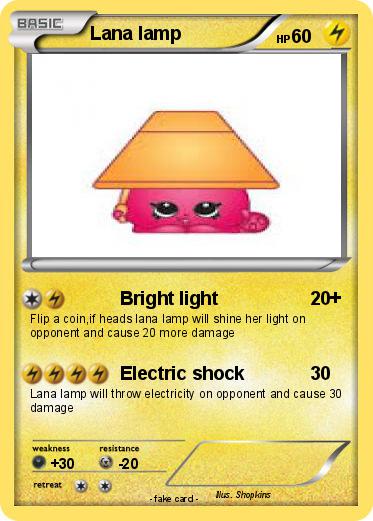Pokemon Lana lamp