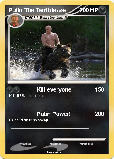 Pokemon Putin The Terrible