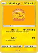 CHEESE brger