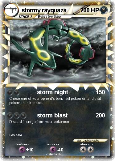 Pokemon stormy rayquaza
