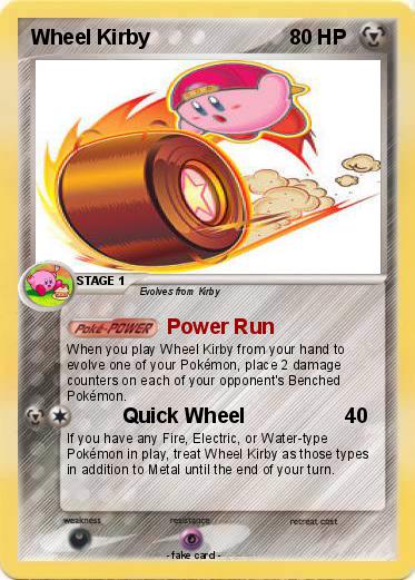 Pokemon Wheel Kirby