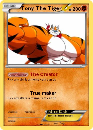 Pokemon Tony The Tiger