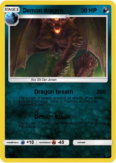 Pokemon Demon dragon