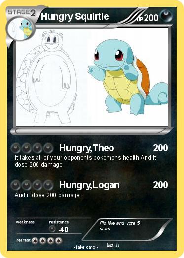 Pokemon Hungry Squirtle