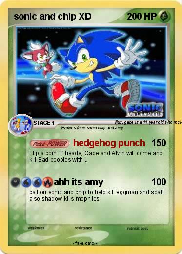 Pokemon sonic and chip XD