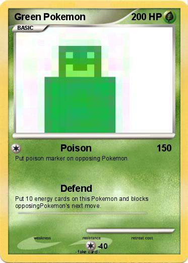Pokemon Green Pokemon