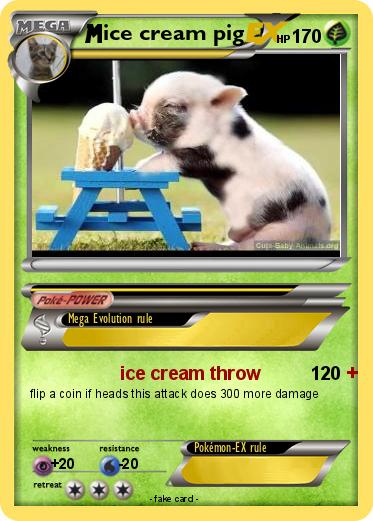 Pokemon ice cream pig