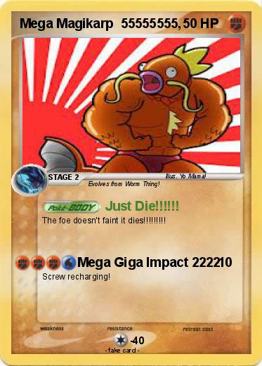 Pokemon Mega Magikarp  55555555,