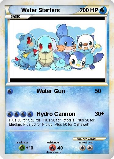 Pokemon Water Starters