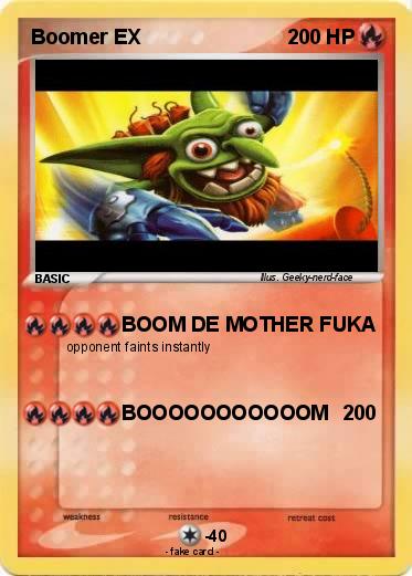 Pokemon Boomer EX
