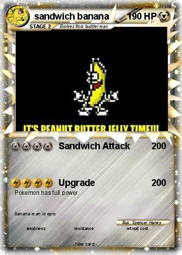 Pokemon sandwich banana