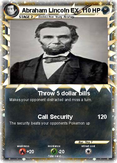 Pokemon Abraham Lincoln EX