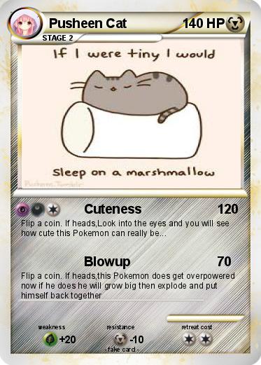 Pokemon Pusheen Cat