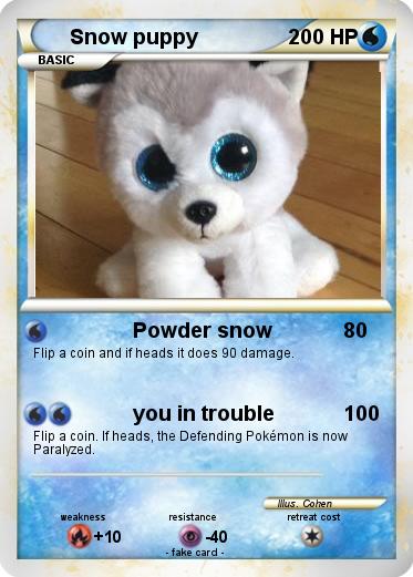 Pokemon Snow puppy