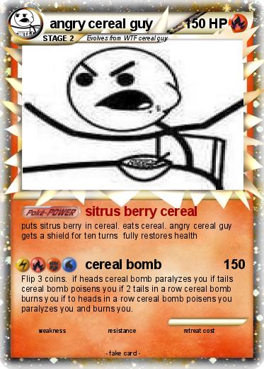 Pokemon angry cereal guy