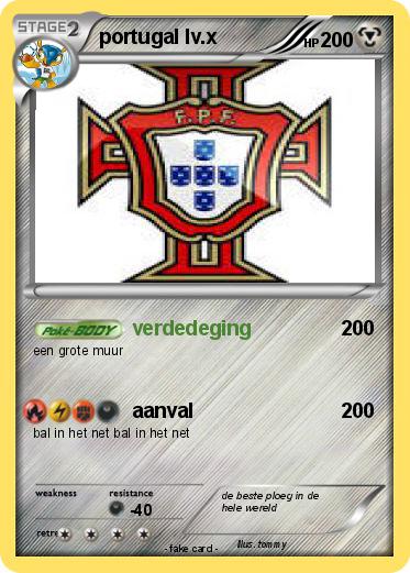 Pokemon portugal lv.x