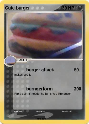 Pokemon Cute burger