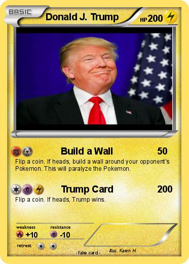 Pokemon Donald J. Trump