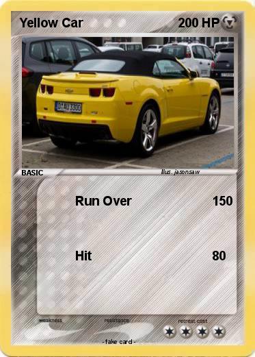 Pokemon Yellow Car