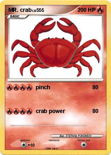 Pokemon MR. crab