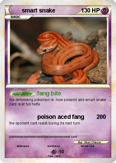 Pokemon smart snake