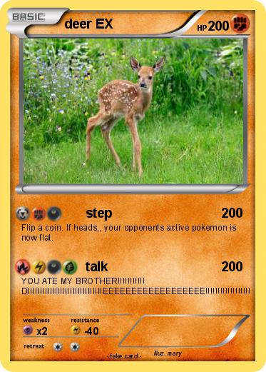Pokemon deer EX