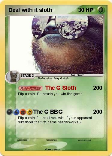 Pokemon Deal with it sloth