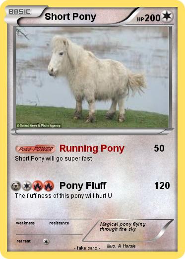 Pokemon Short Pony