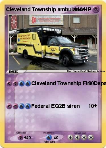Pokemon Cleveland Township ambulance